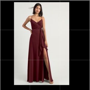 Jenny Yoo Amara dress in hibiscus, never been worn